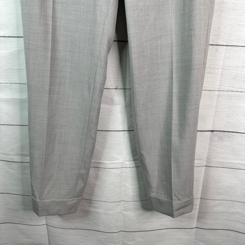 Club Monaco Womens size 4 Wool Blend Elastic Waist Trouser Pants Gray Career - Picture 4 of 10